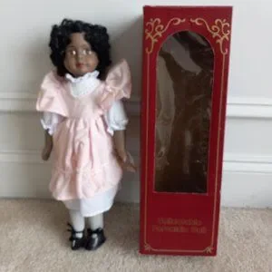 Accents African American Porcelain Doll In The Original Box Poshmark